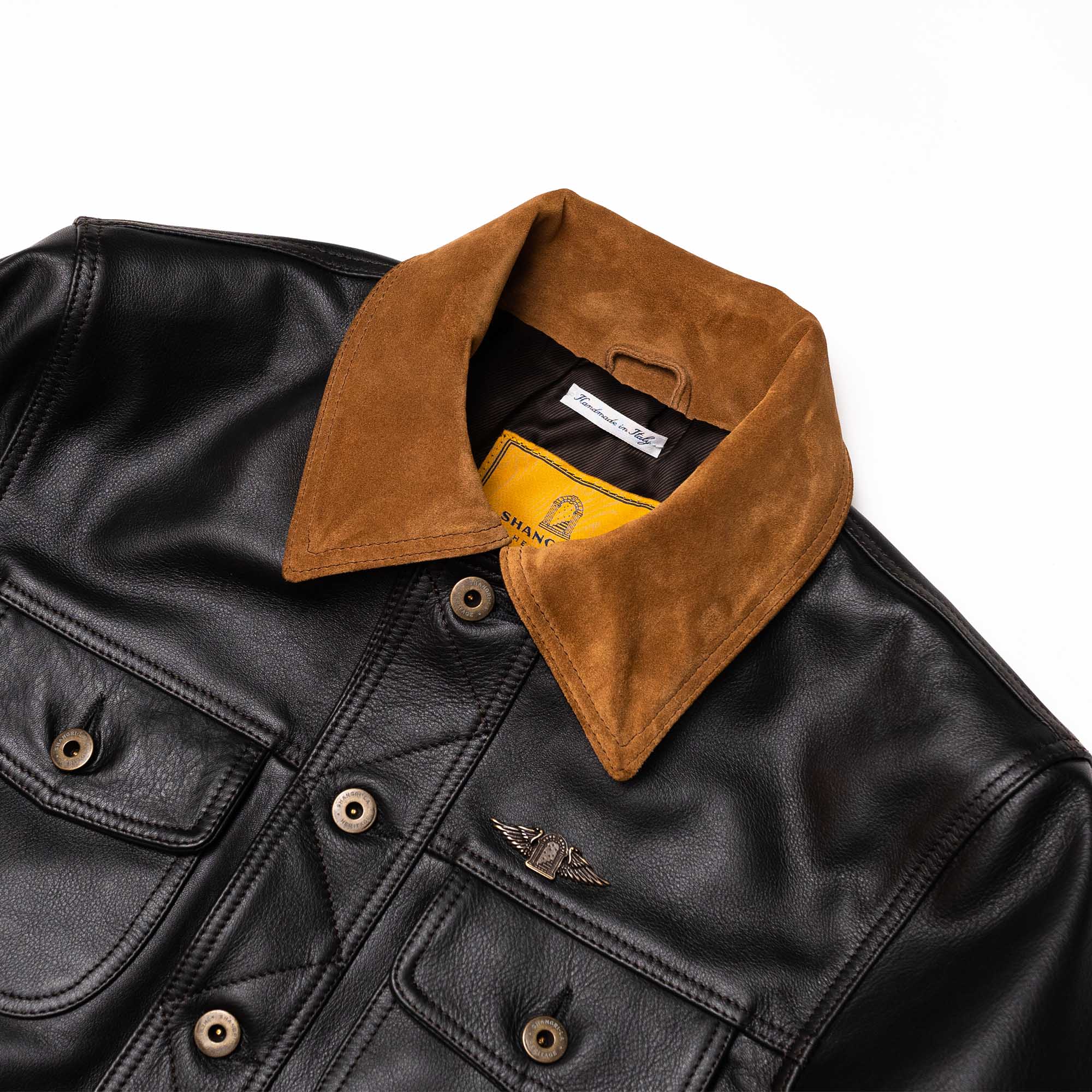 Shangri-la “Terracotta” Ranch Leather Jacket