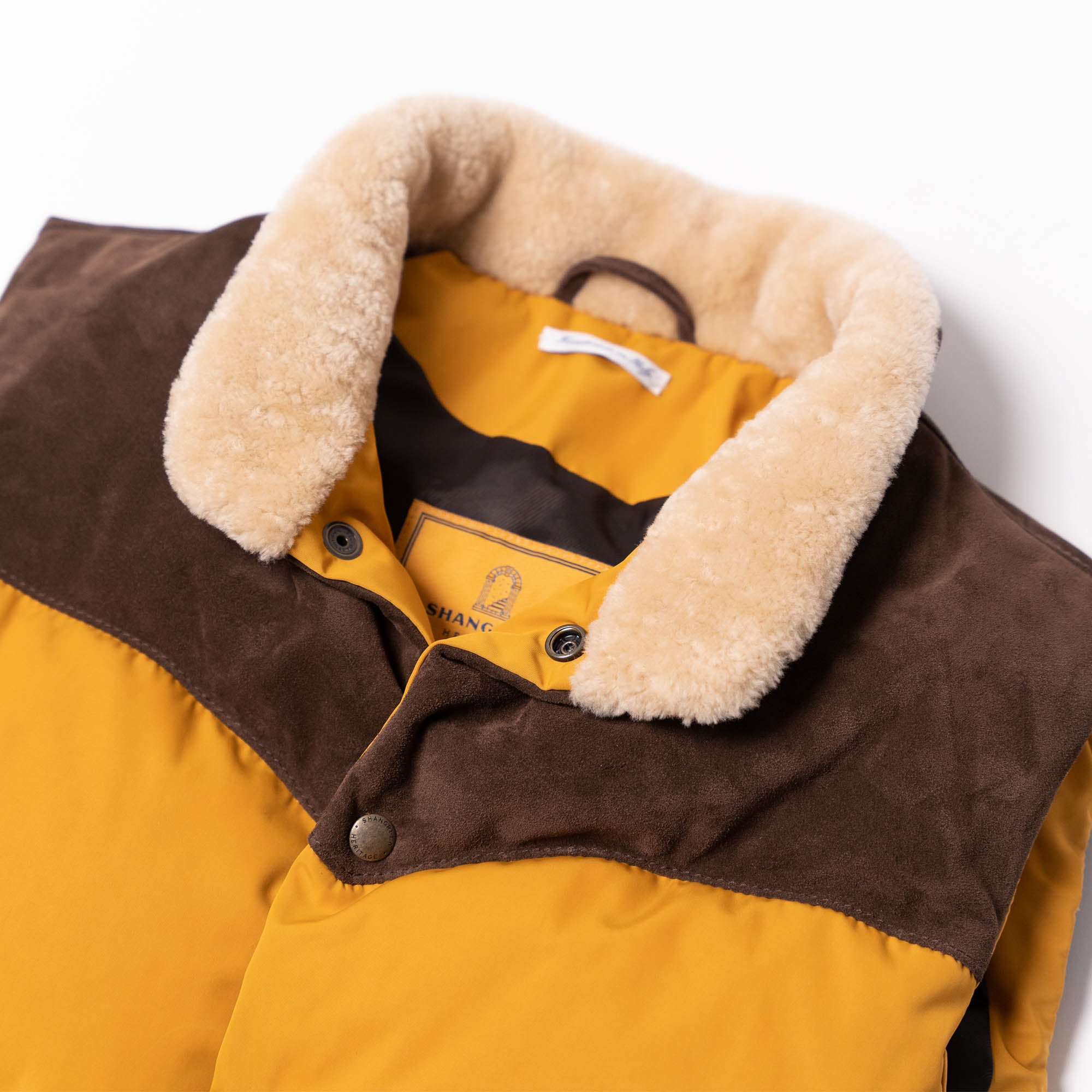 Shangri-La “Bivacco” Yellow Western Down Vest