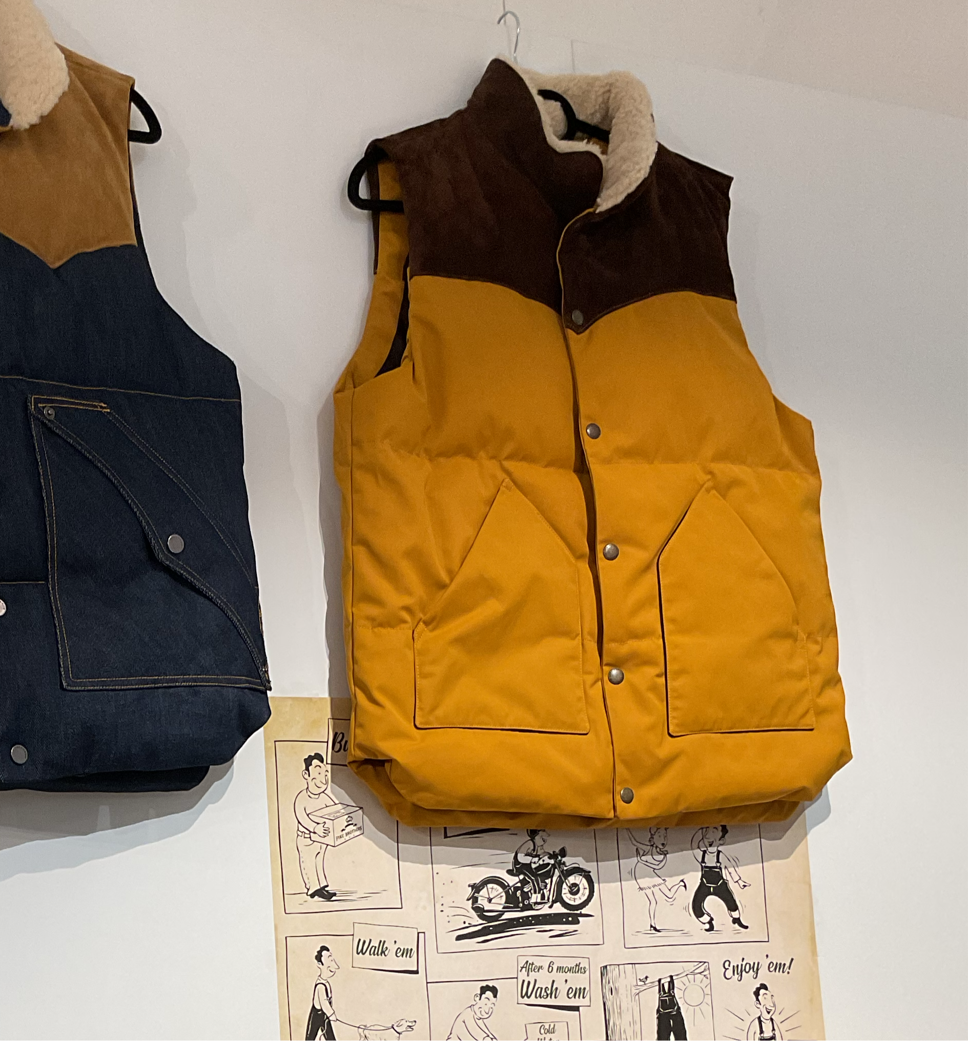 Shangri-La “Bivacco” Yellow Western Down Vest
