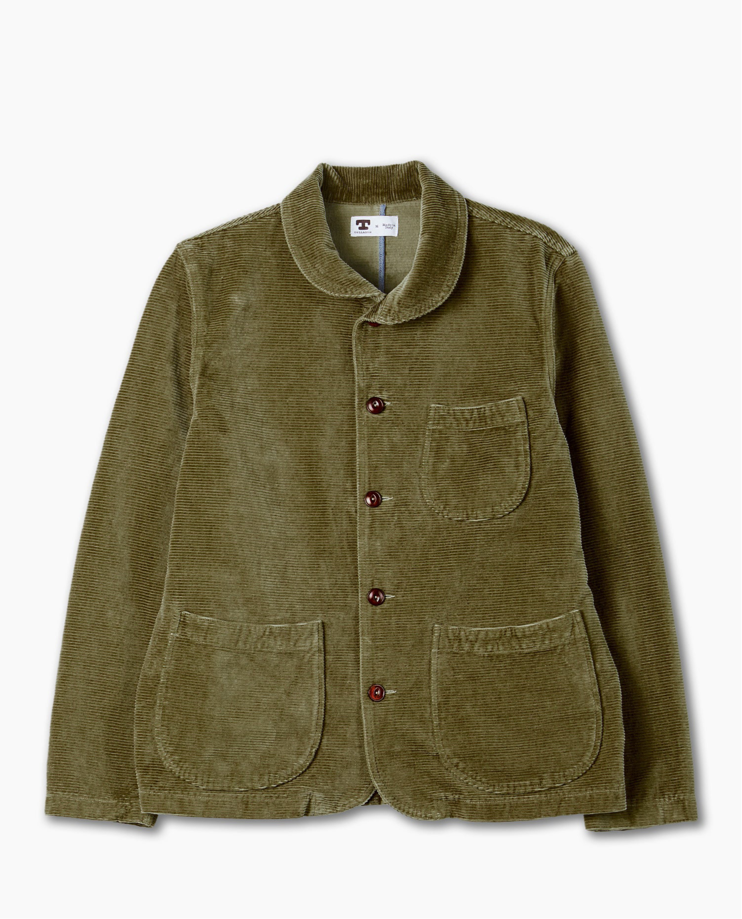 TELLASON WORKER PANT KINDERMANN CORDUROY OLIVE