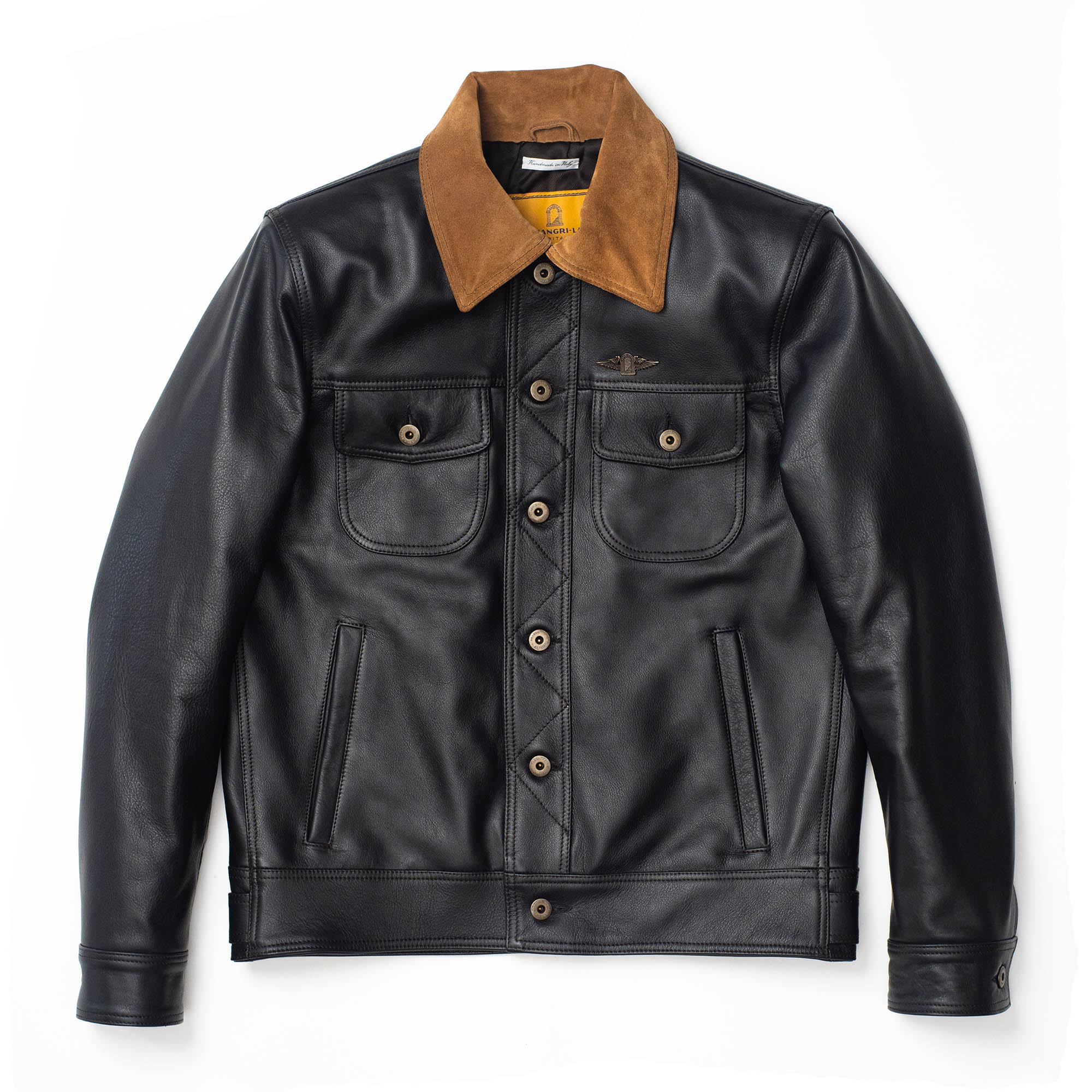 Shangri-la “Terracotta” Ranch Leather Jacket