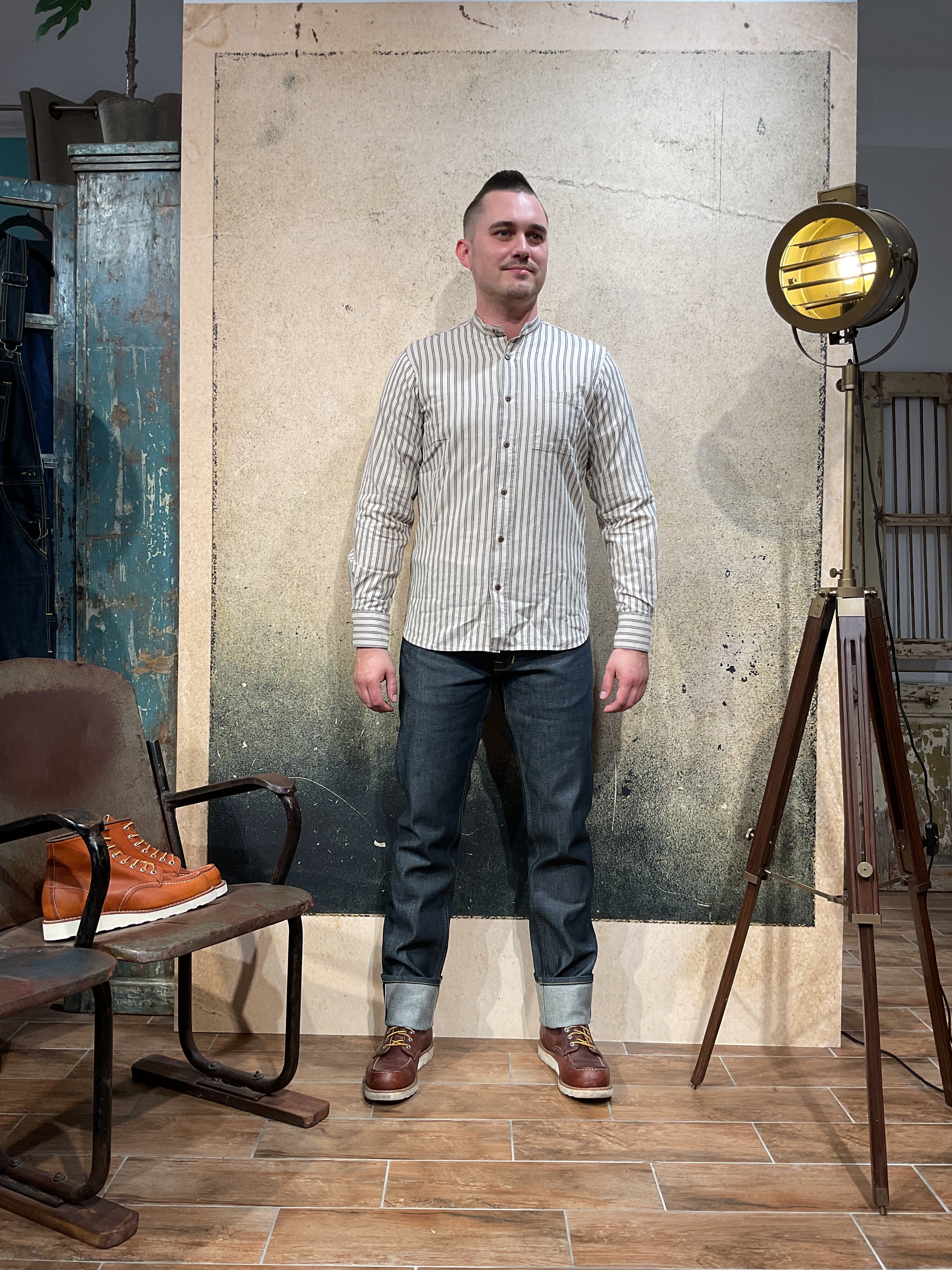 Pike Brothers 1923 Buccano Shirt Iwaki Grey