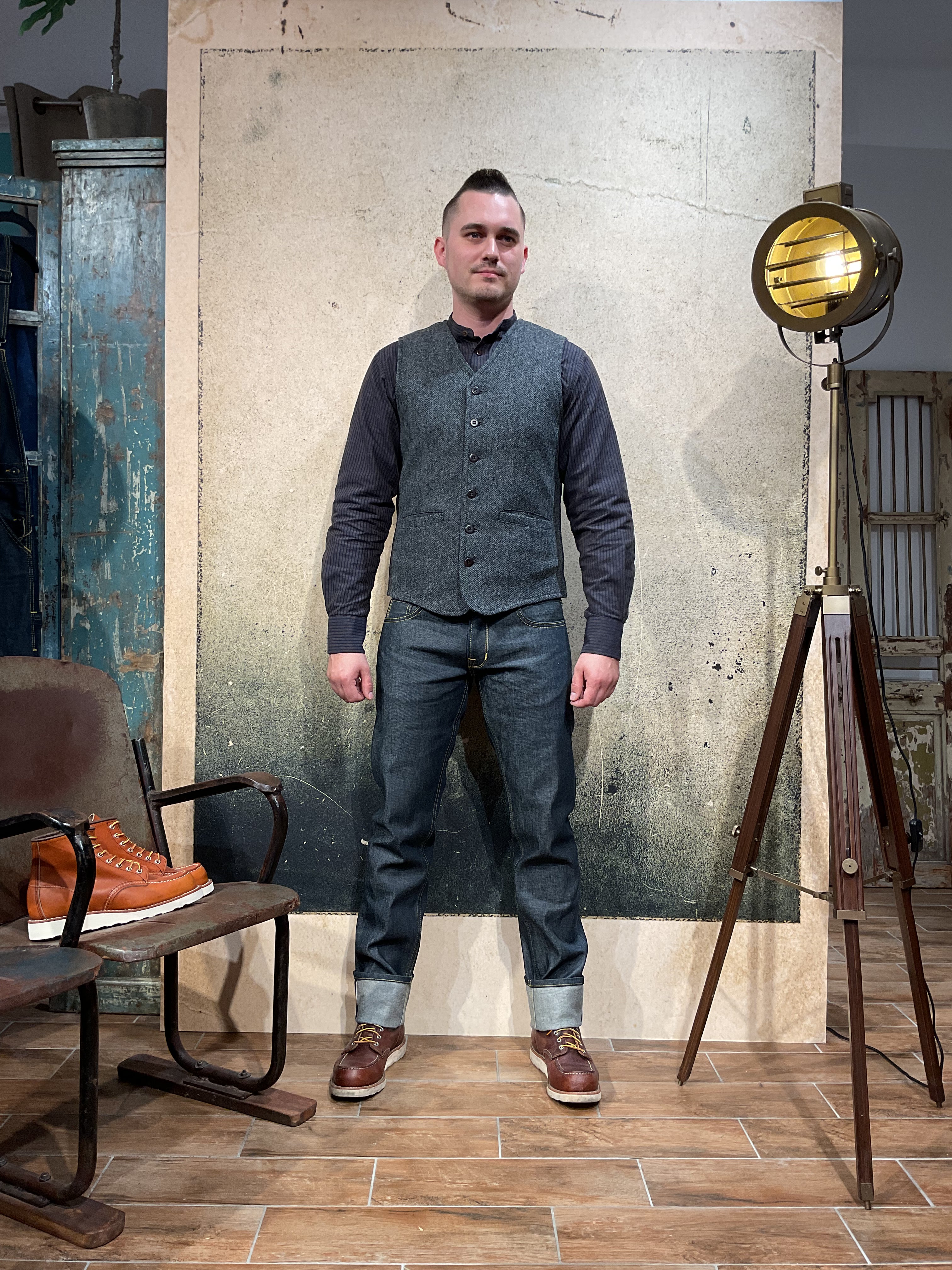 Pike Brothers 1937 Hauler Vest Dundee Grey