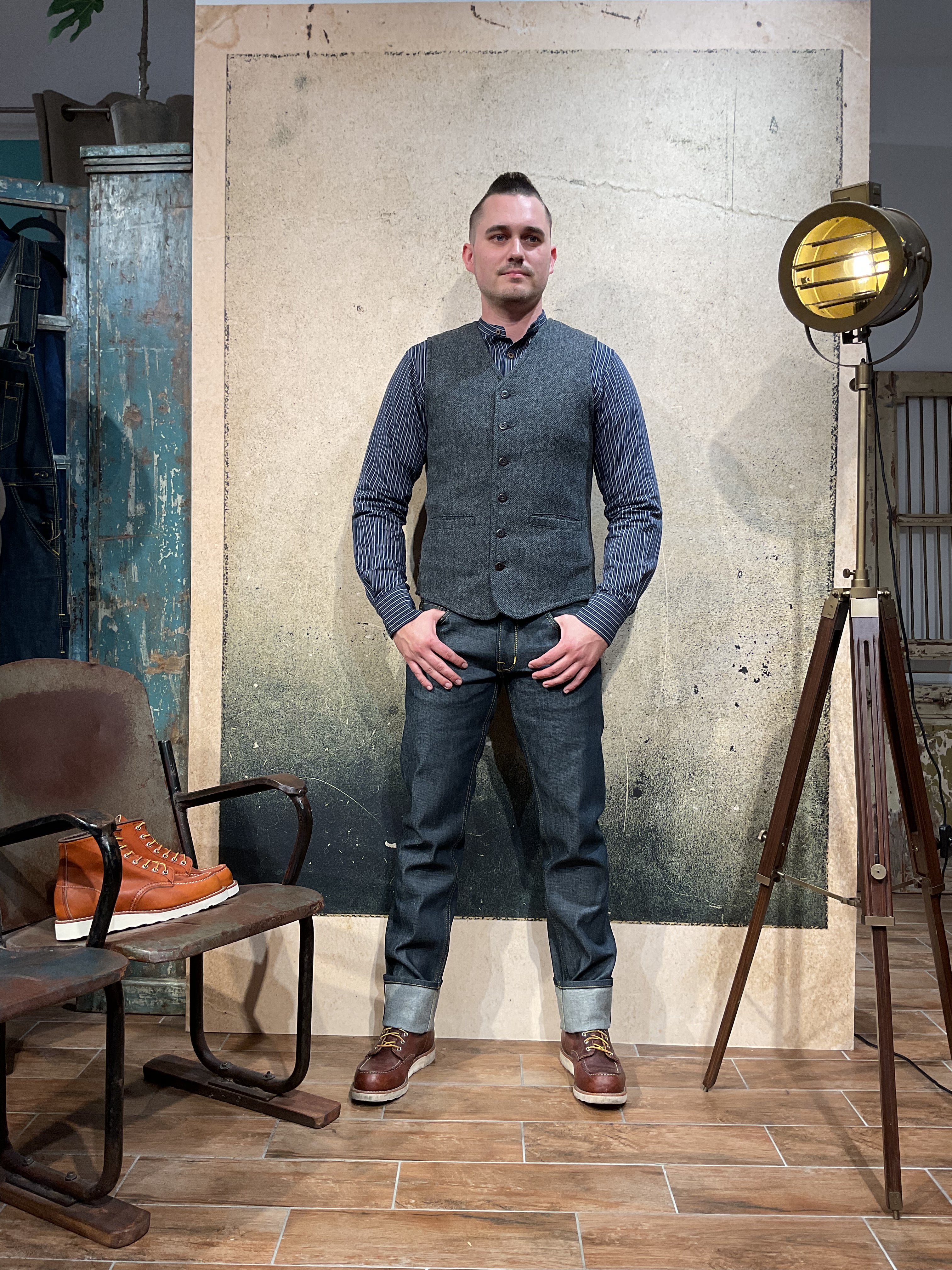 Pike Brothers 1923 Buccanoy Shirt Beaumont Blue