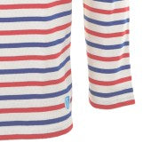 Orcival Striped shirt Ecru / Indigo / Red, unisex
