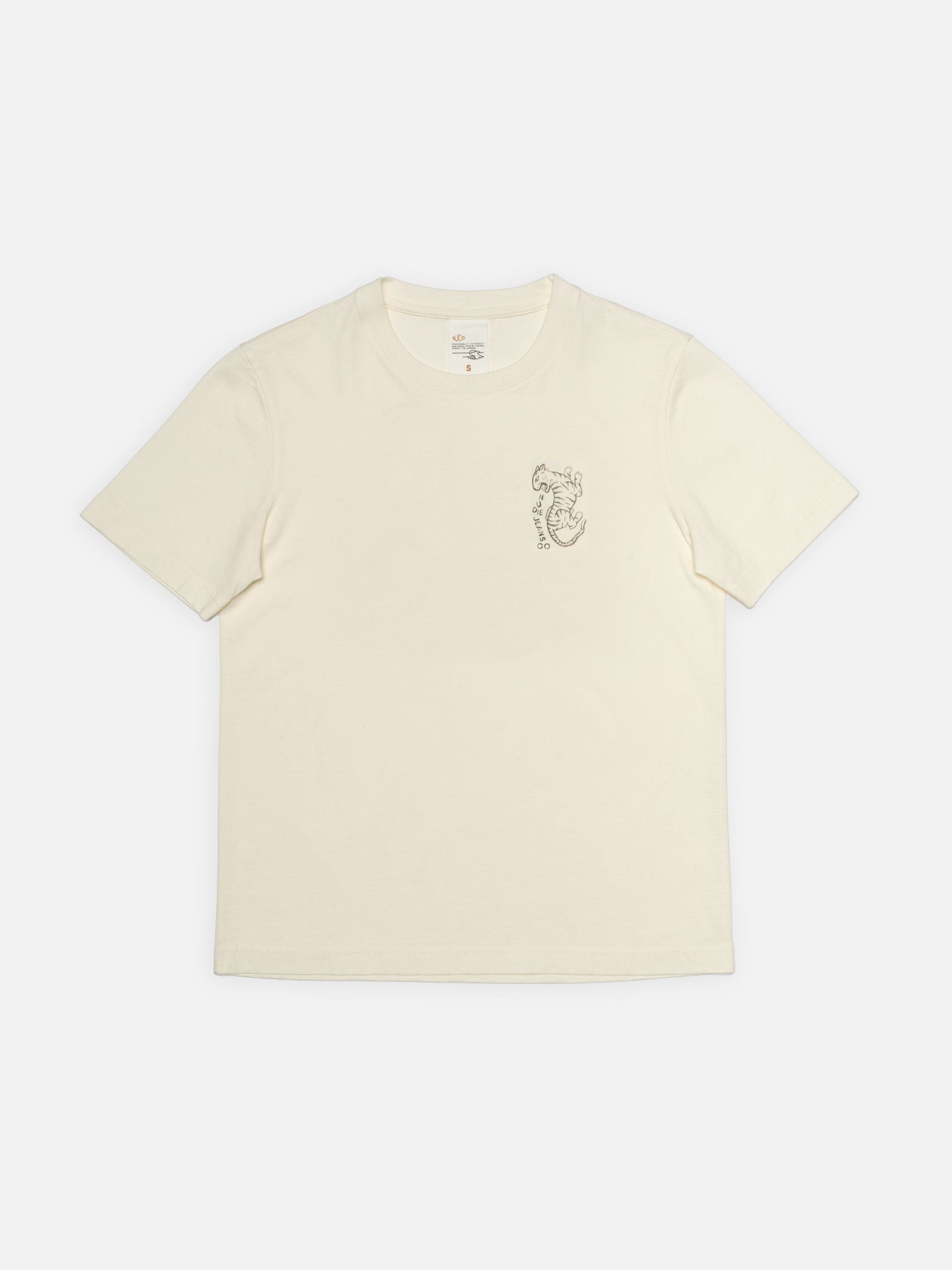 Nudie Jeans Joni Wrong Place T-Shirt Offwhite