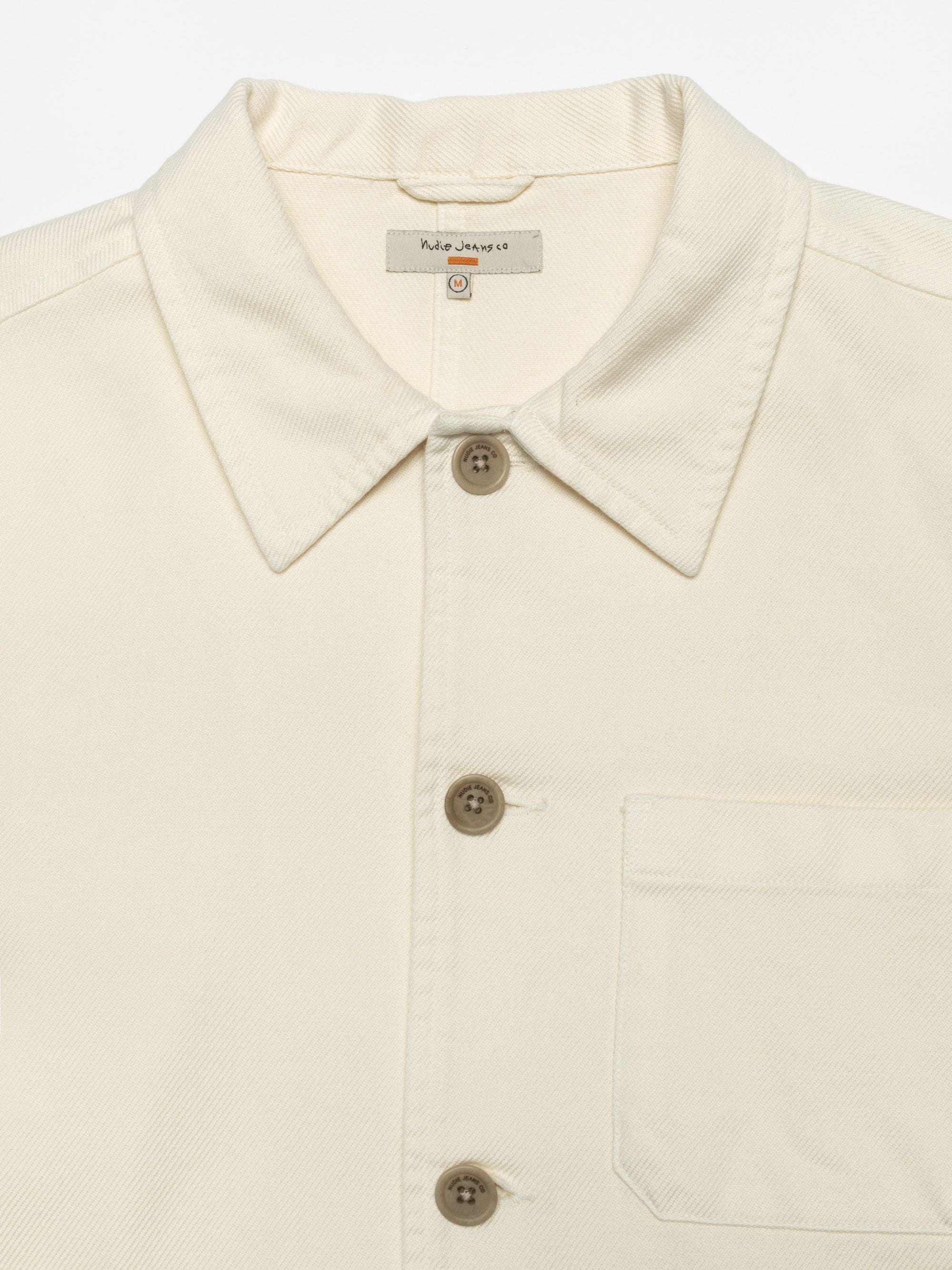 Nudie Jeans Barney Worker Jacket Ivory