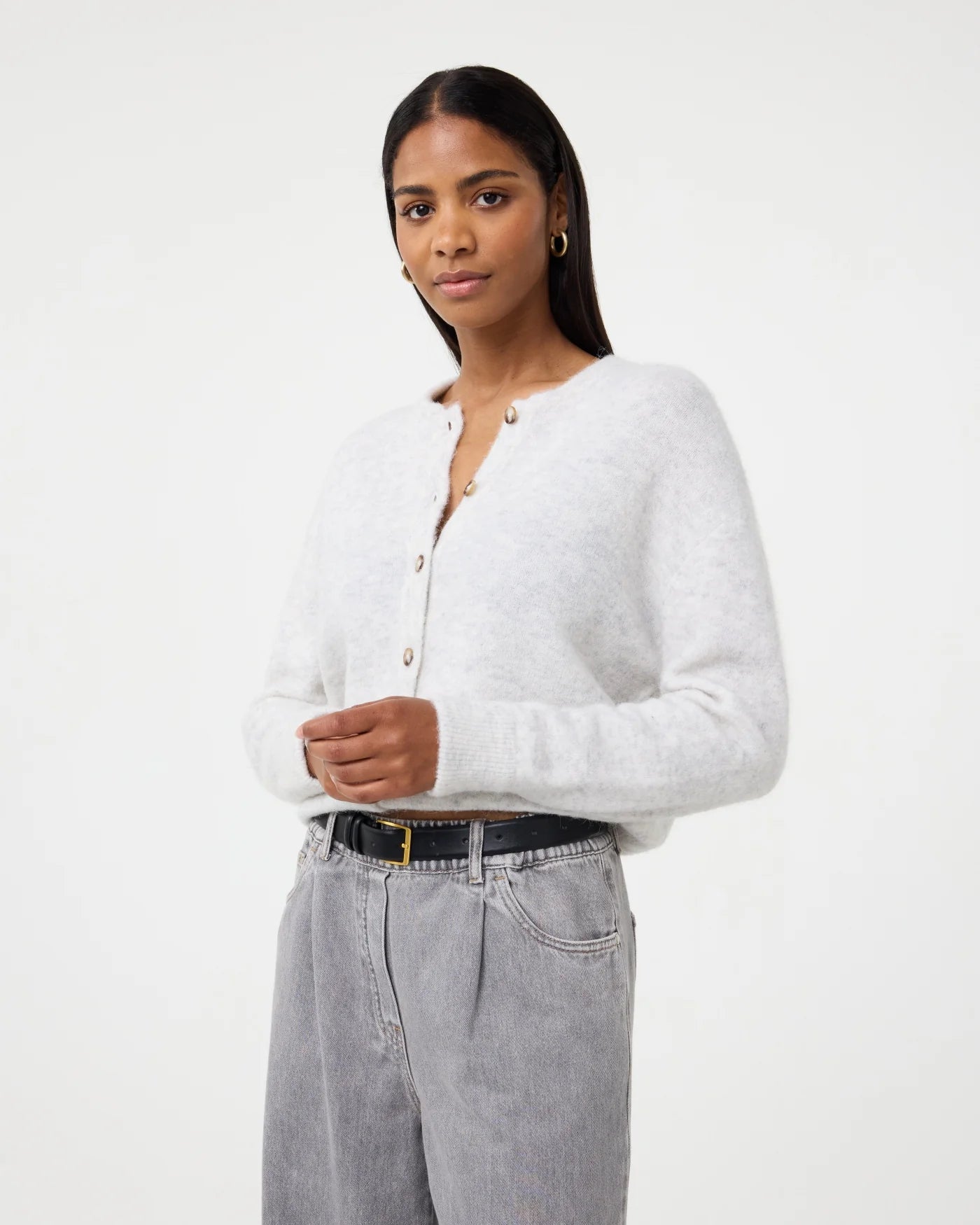 KNITTED Britney Cardigan
Light Grey