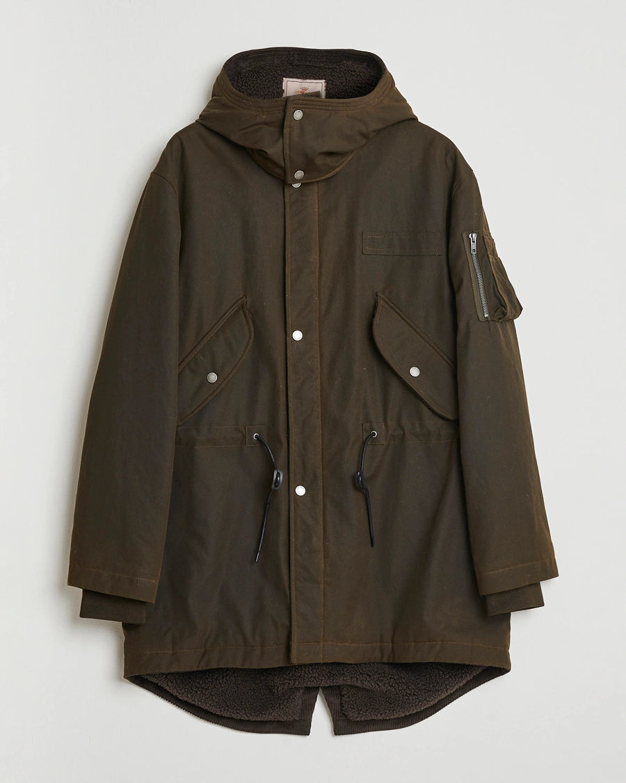 Baracuta Gewachster Ducktail Parka