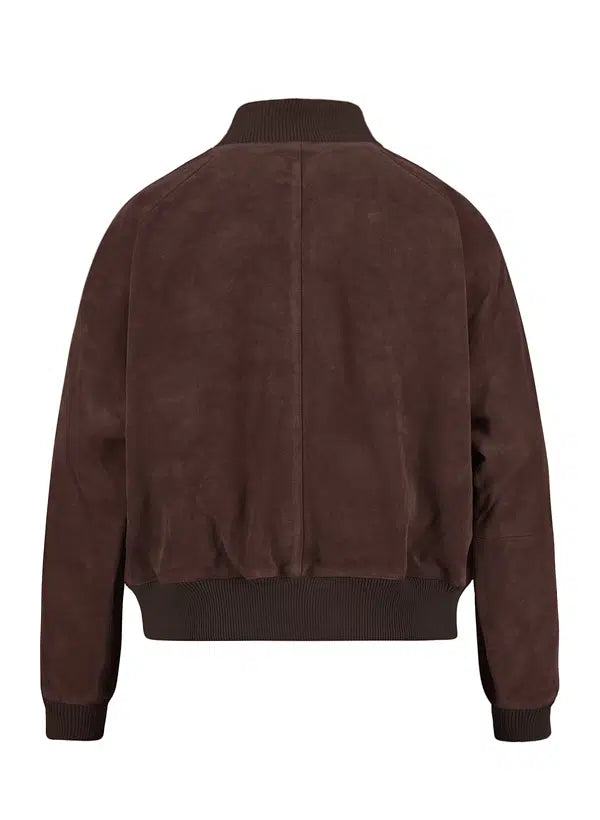 Baracuta, Blouson,Veloursleder, braun