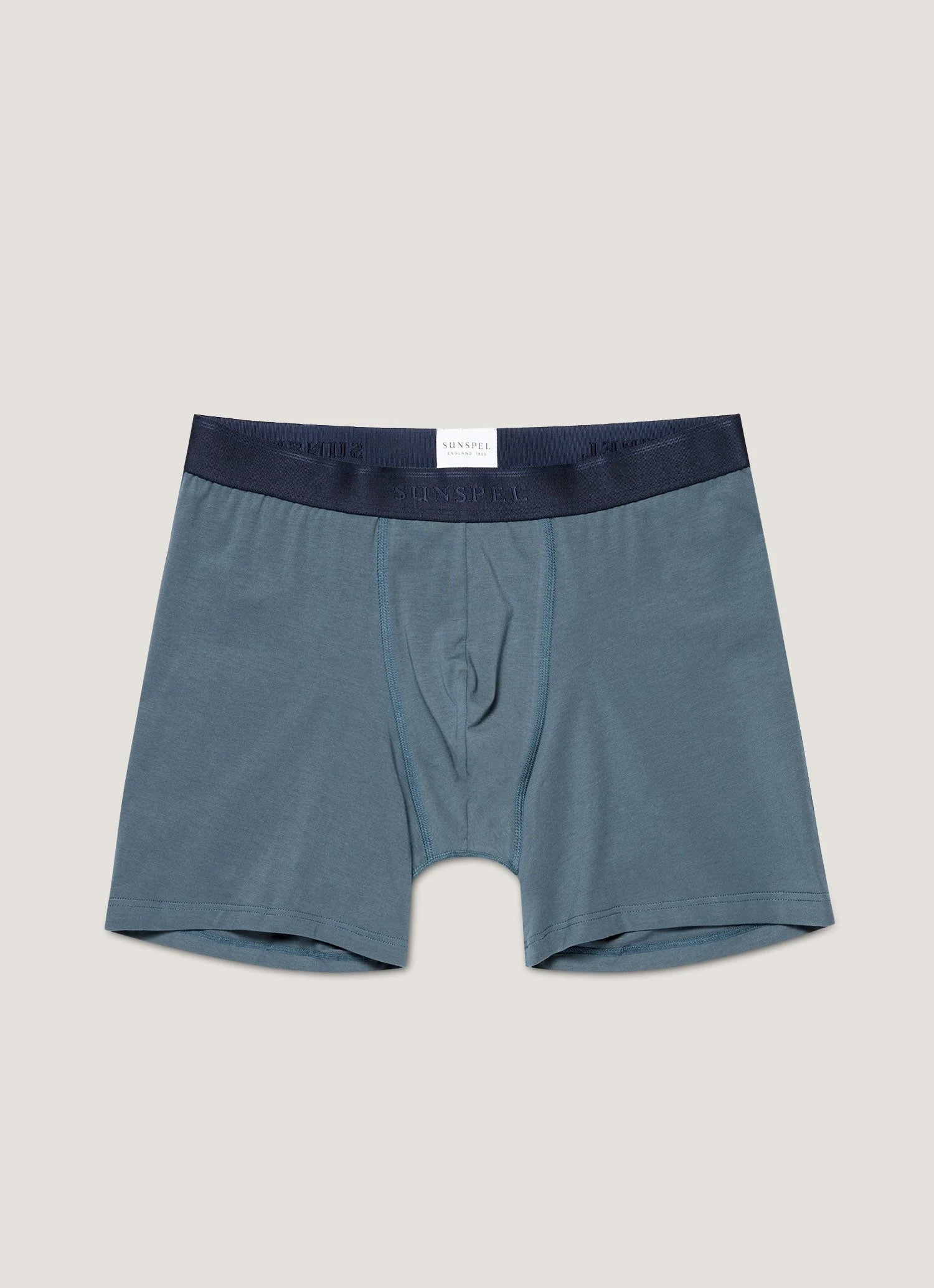 Baumwollstretch Shorts mit langem Bein
