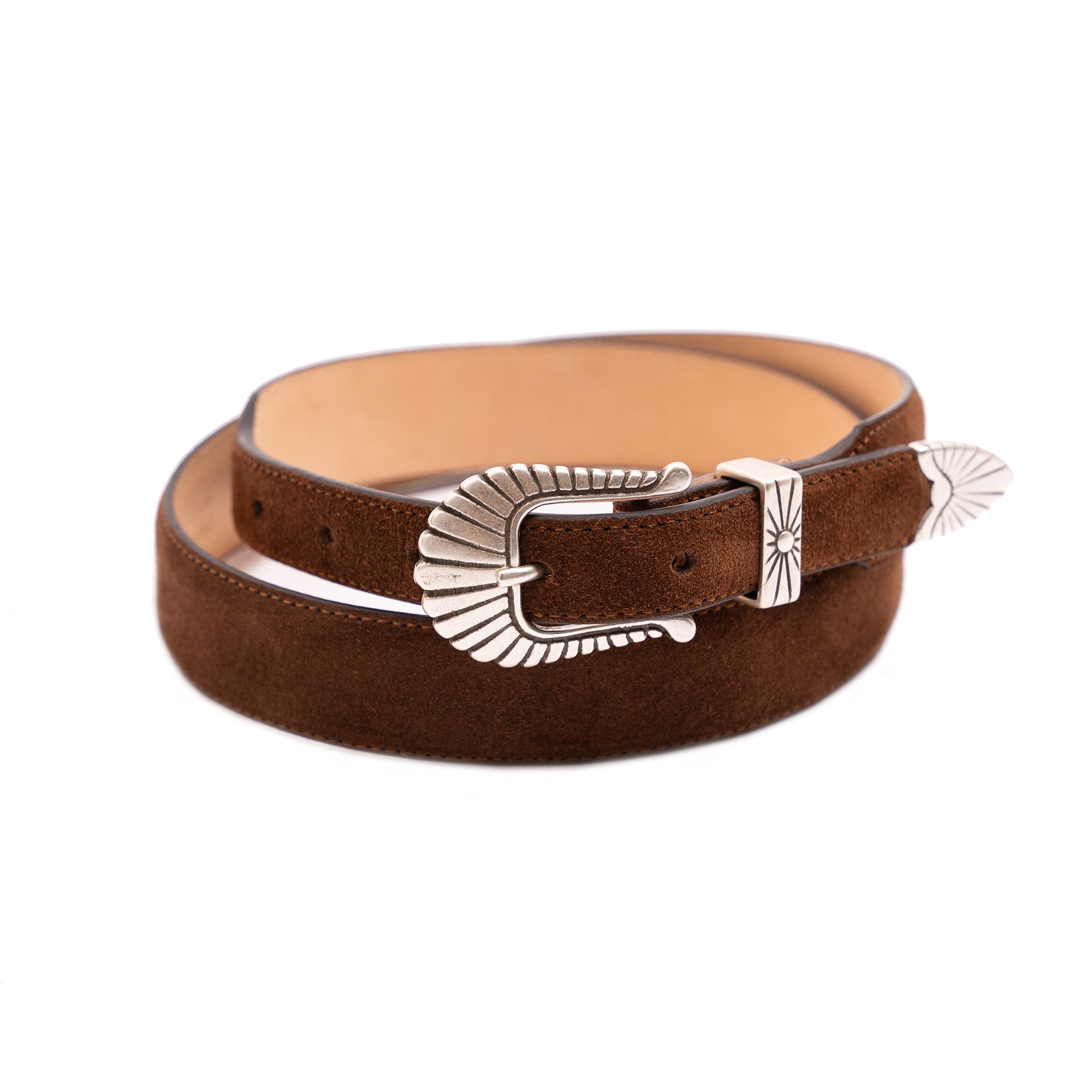 Shangri-La “Wild Star” Suede Western Belt