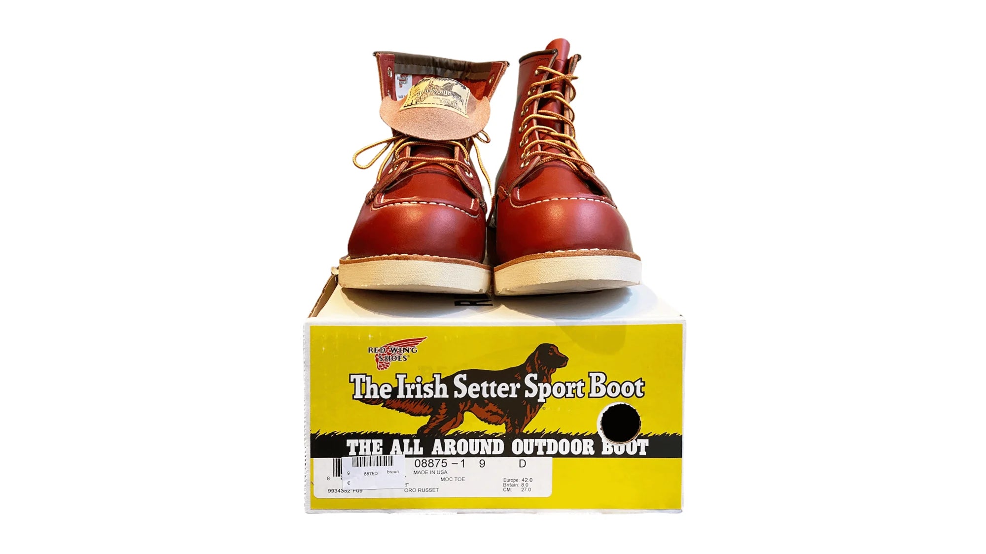 RED WING 8875 MOC TOE Irish Setter
