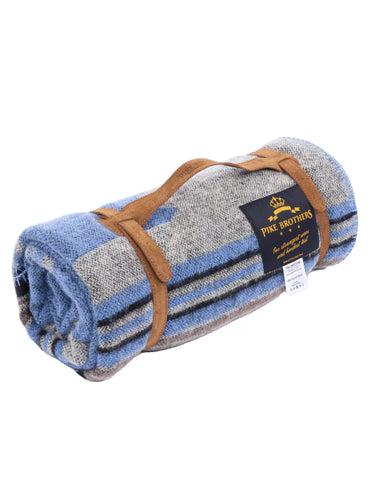 1969 Tolani Wool Blanket Blue