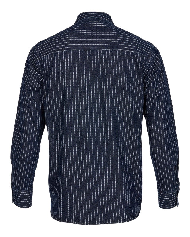 Pike Brothers 1937 Roamer Shirt Blue Wabash Denim