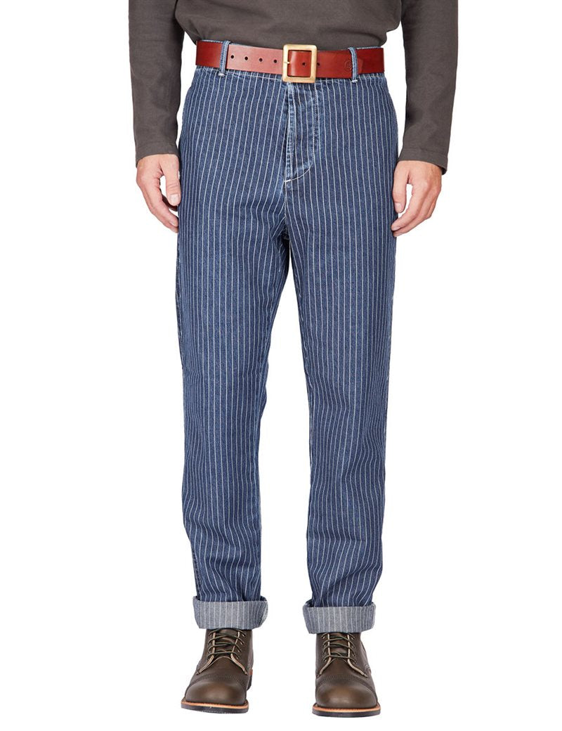 TELLASON - ARMY CHINO PANTS - WABASH COTTON