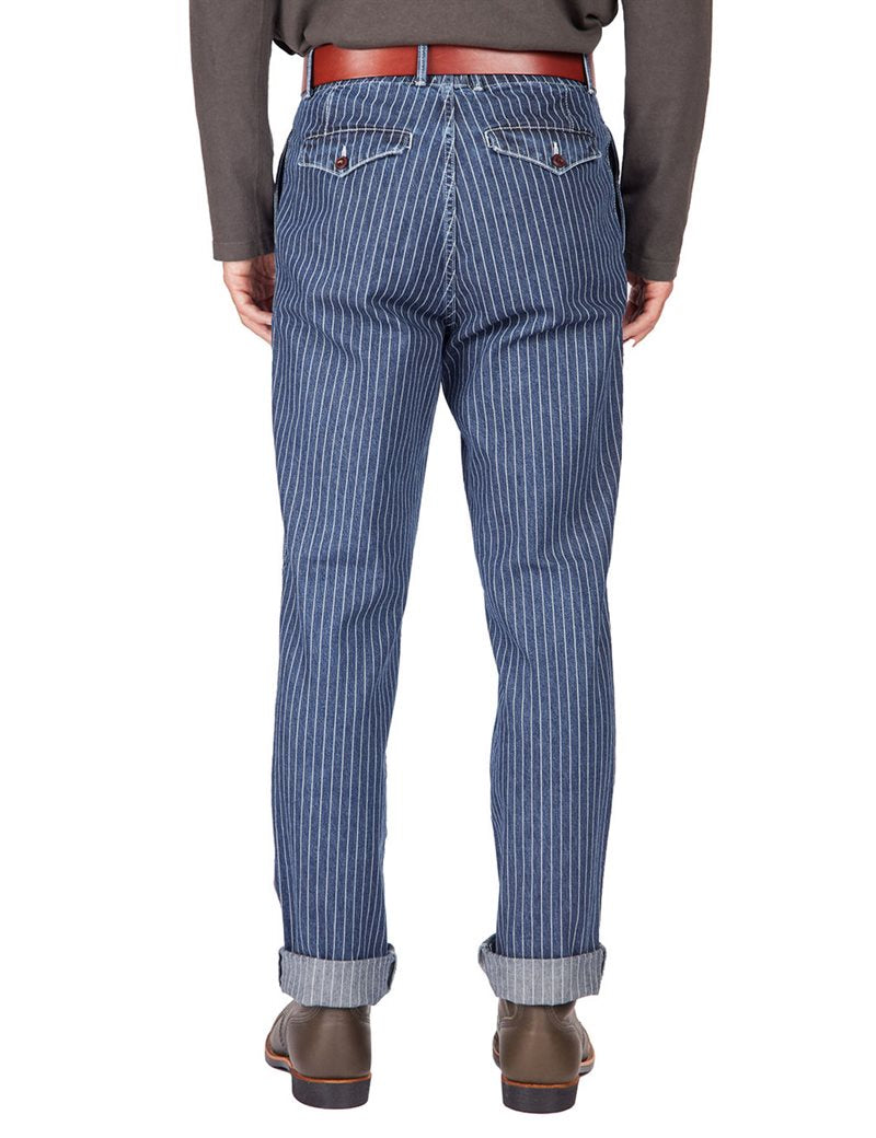TELLASON - ARMY CHINO PANTS - WABASH COTTON