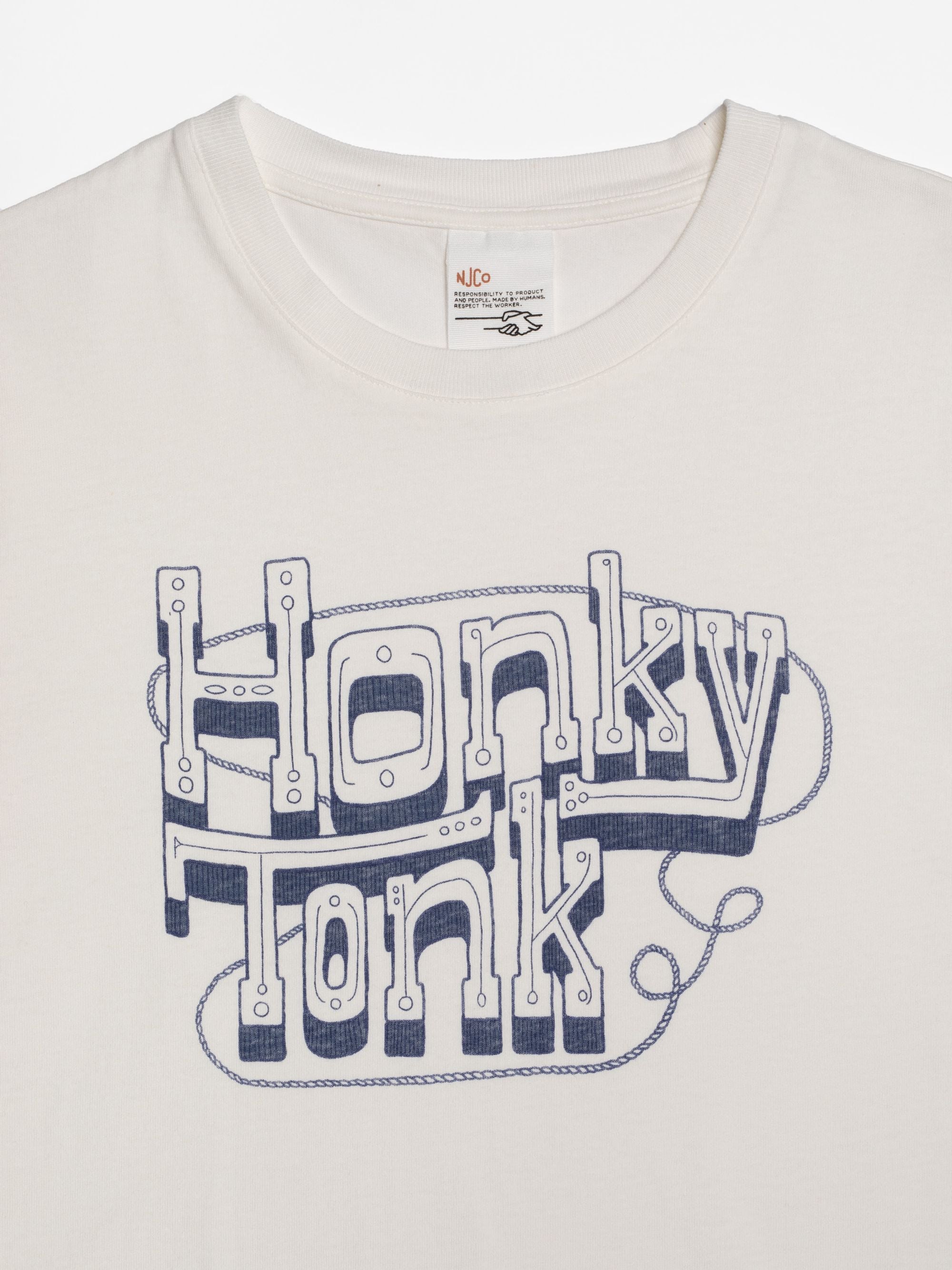 Joni T-Shirt Honky Tonk Offwhite