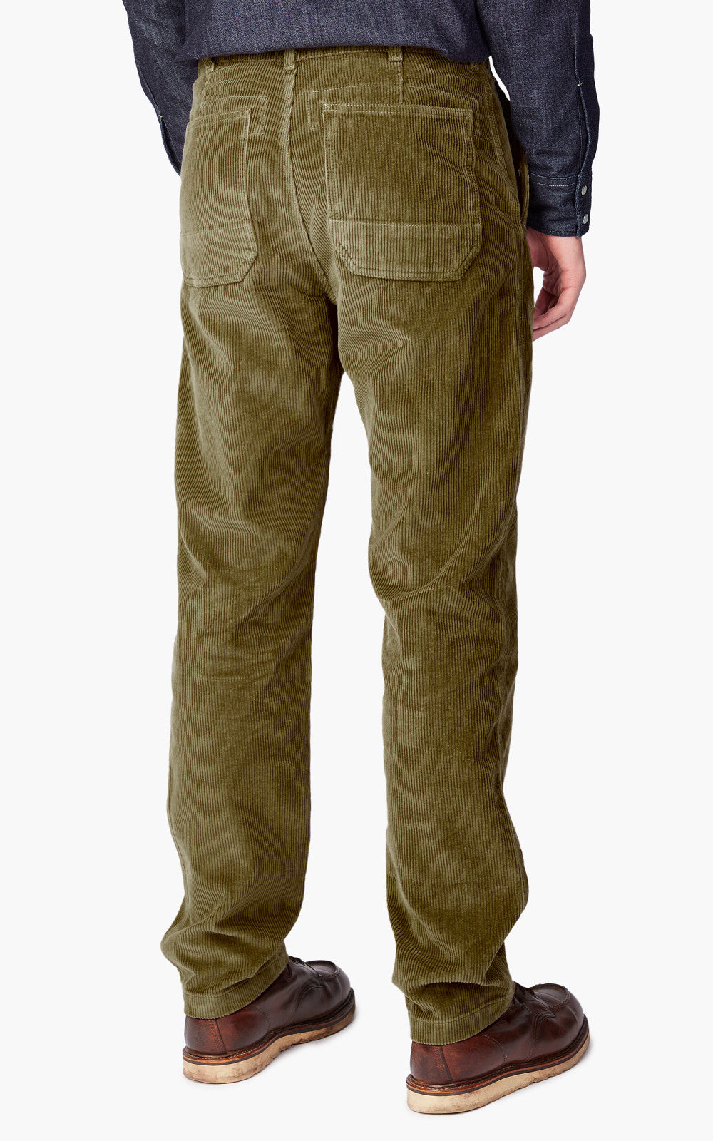 TELLASON WORKER PANT KINDERMANN CORDUROY OLIVE