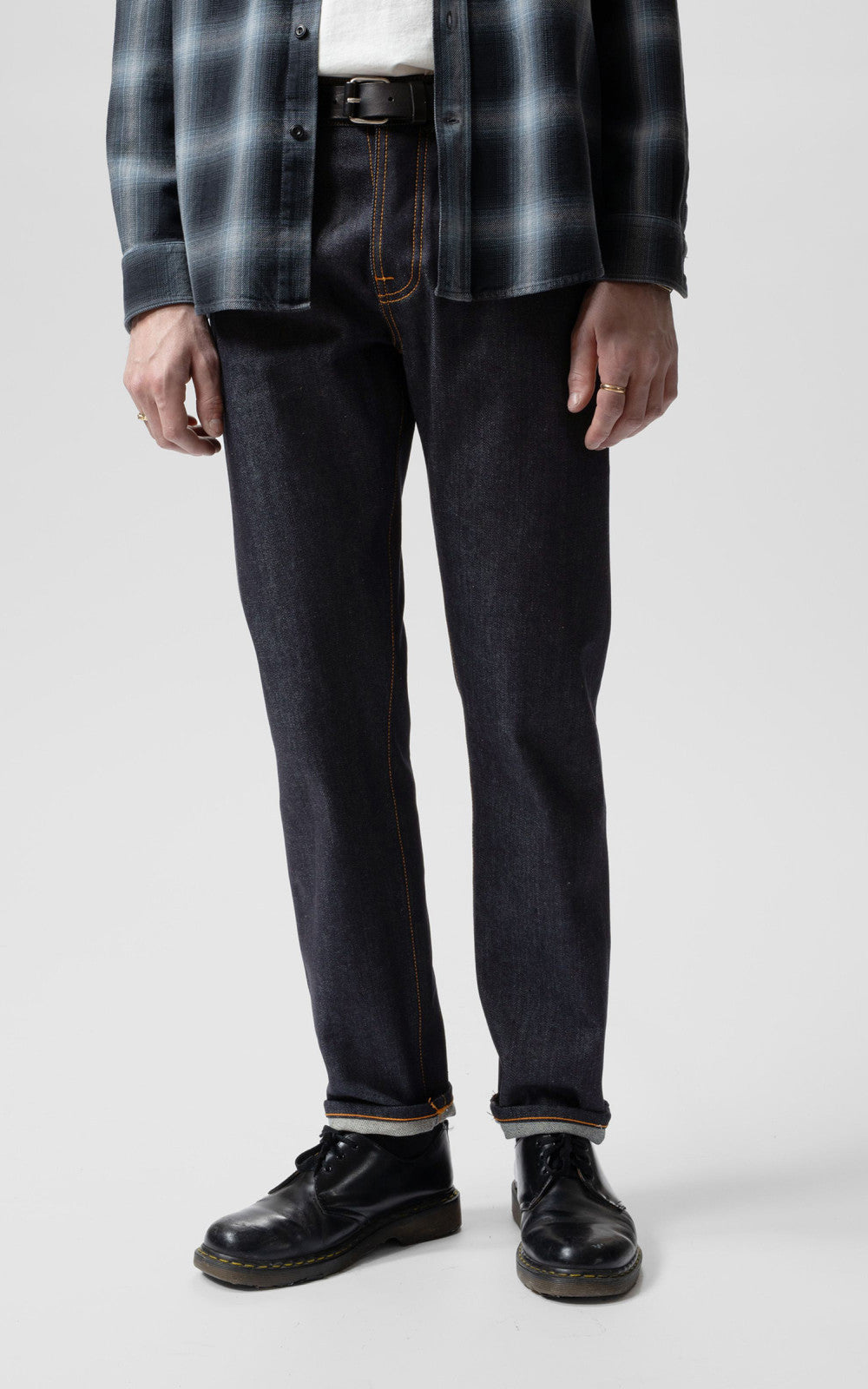 NUDIE JEANS STEADY EDDIE II DRY DUSK SELVAGE