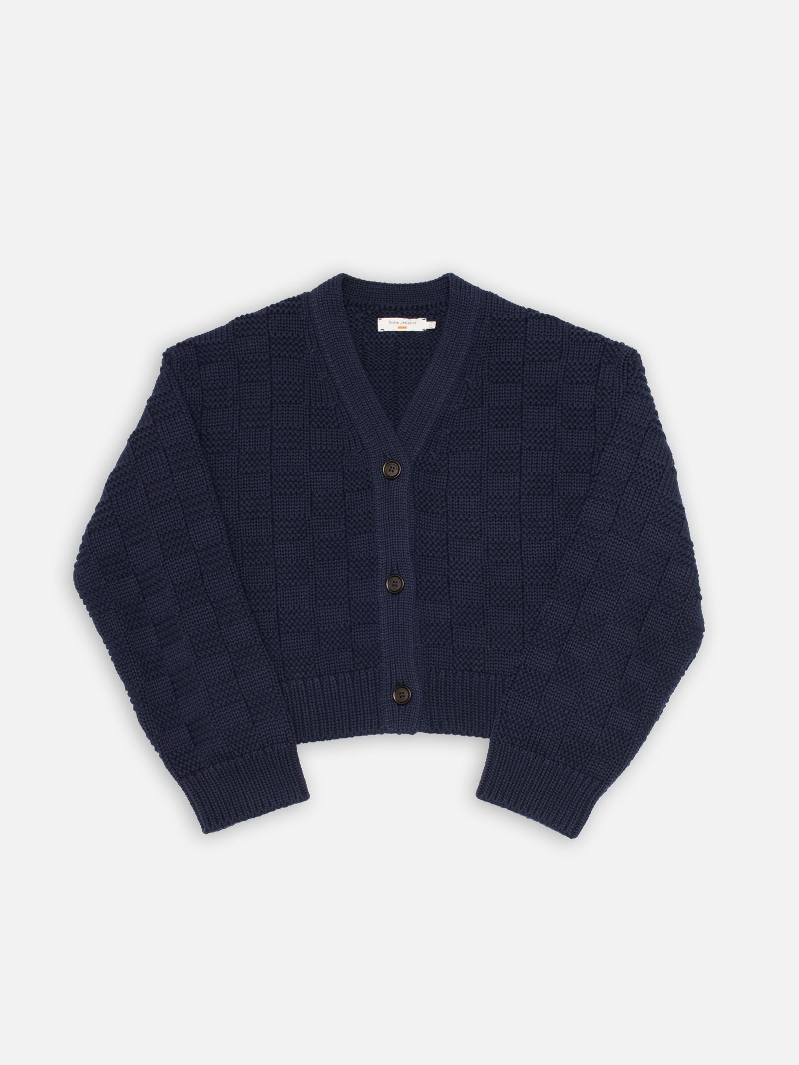 Nudie Jeans Karla Knitted Cardigan Blueberry