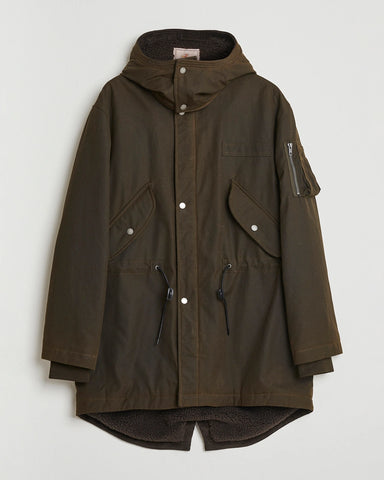 Baracuta Gewachster Ducktail Parka