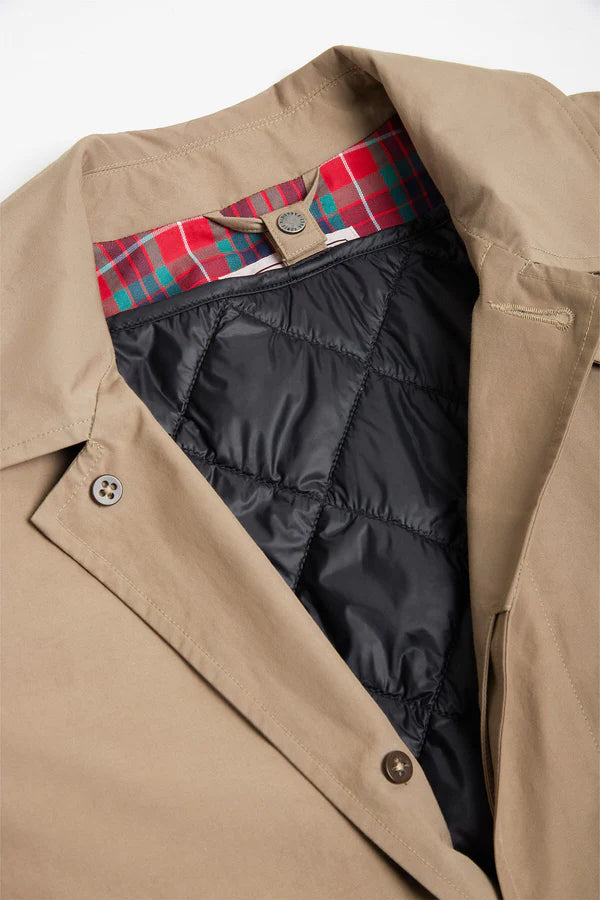 BARACUTA G10 Trenchcoat mit herausnehmbarem Futter und Windklappe