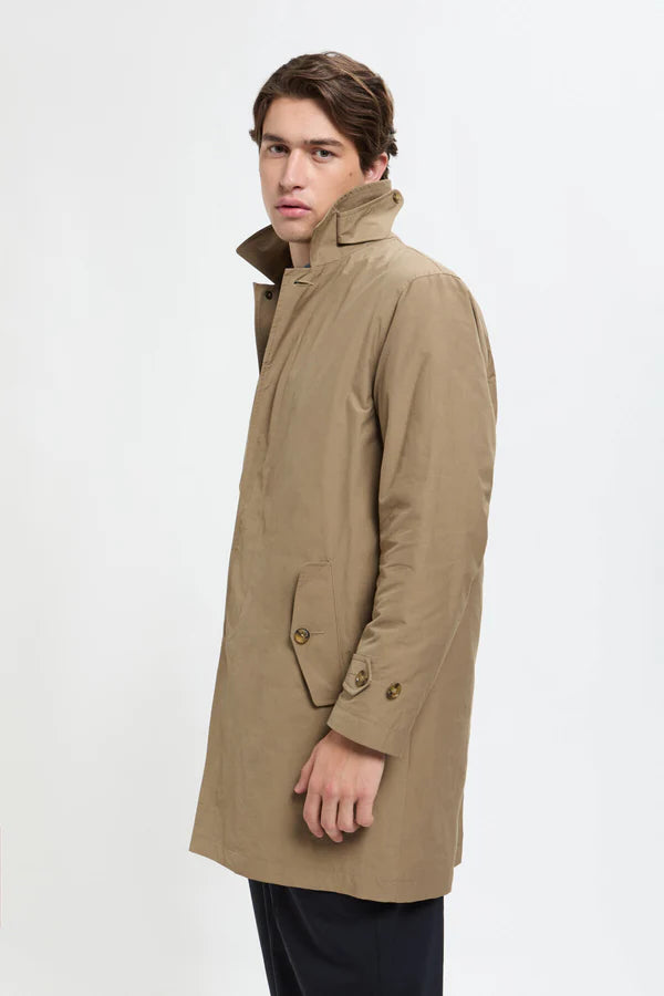 BARACUTA G10 Trenchcoat mit herausnehmbarem Futter und Windklappe
