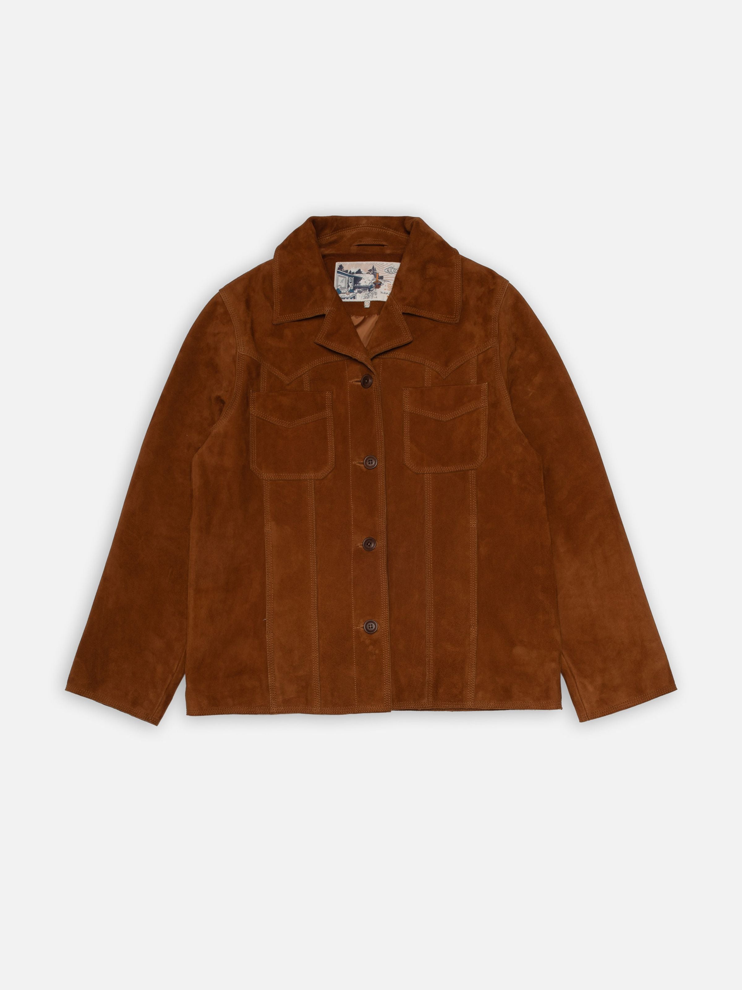 Nudie Jeans Peggy Suede Jacket Cognac