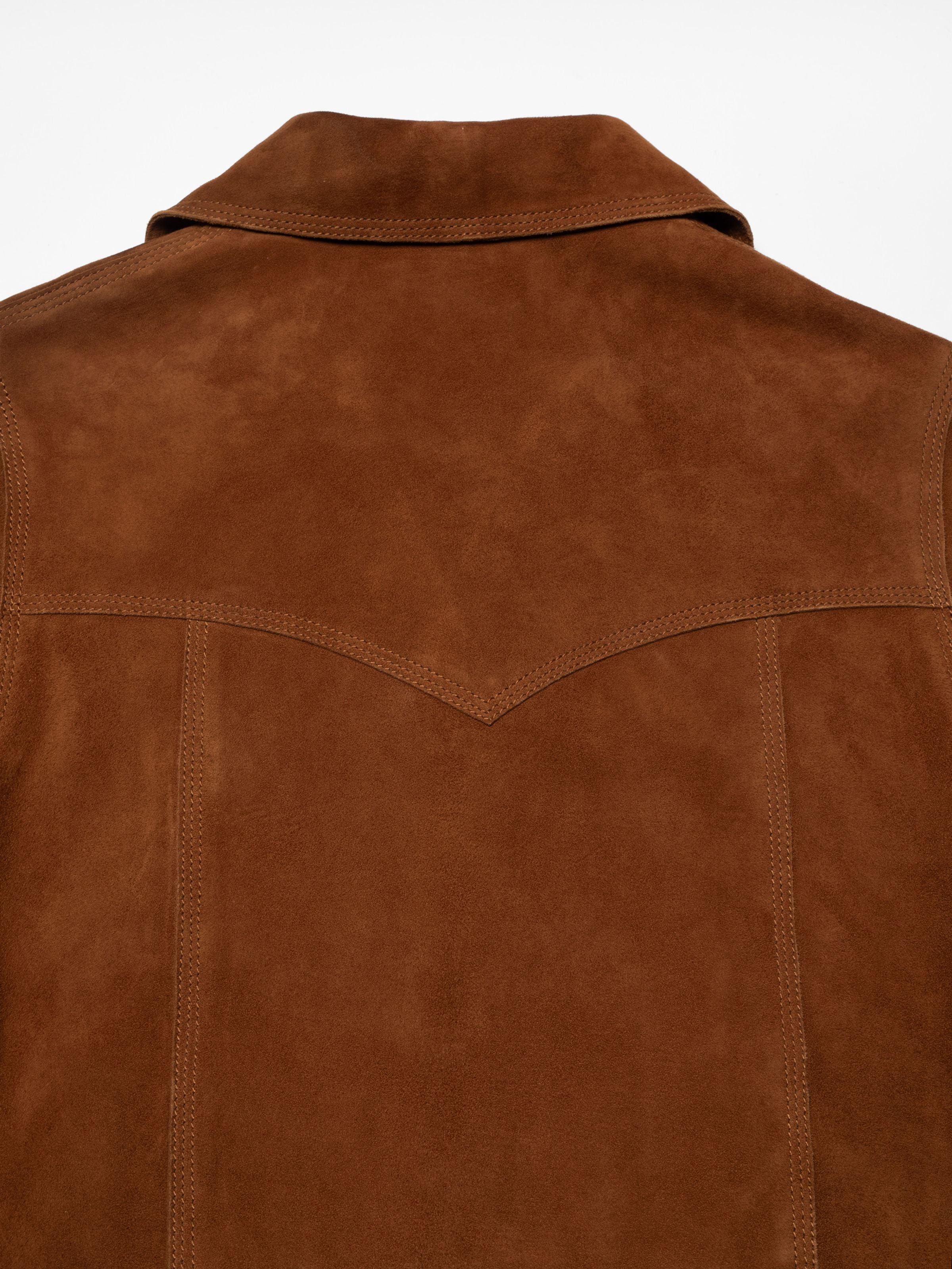 Nudie Jeans Peggy Suede Jacket Cognac