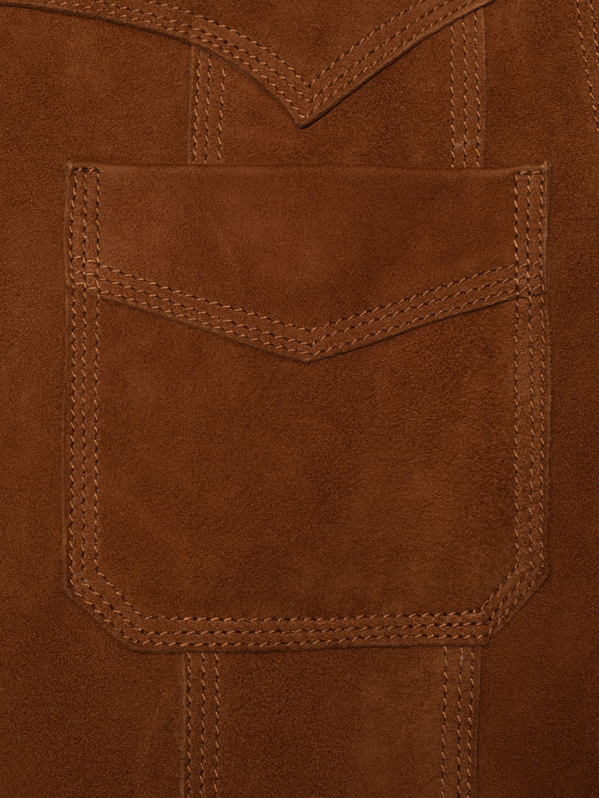 Nudie Jeans Peggy Suede Jacket Cognac