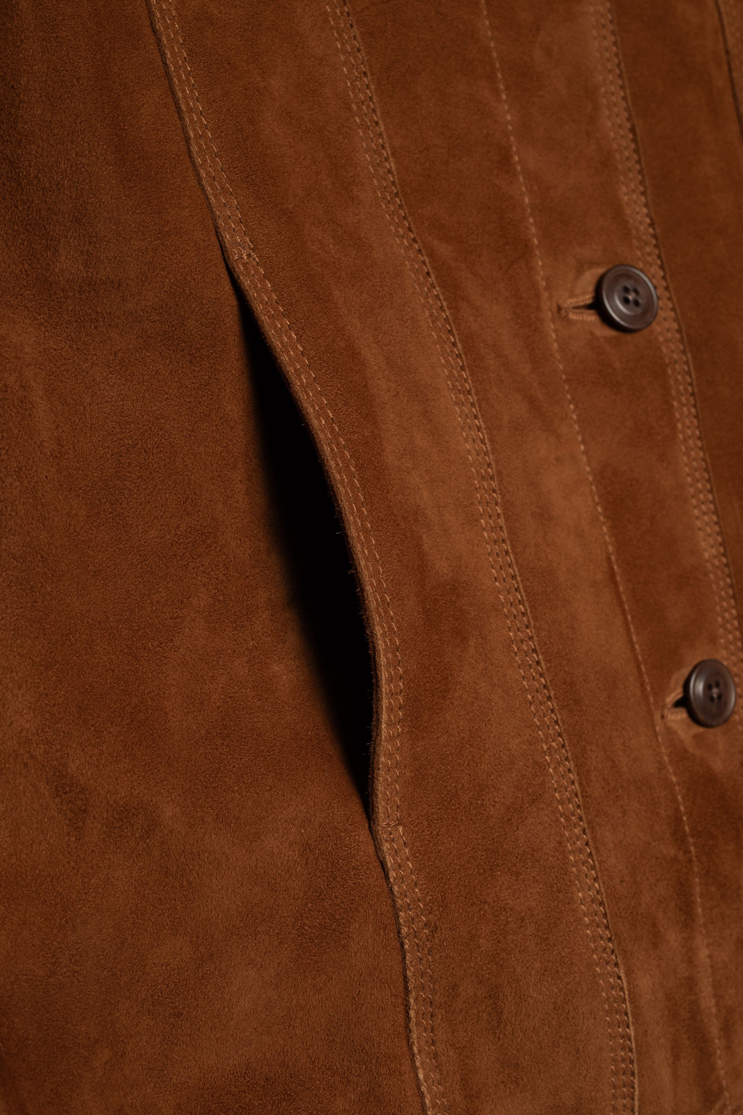 Nudie Jeans Peggy Suede Jacket Cognac