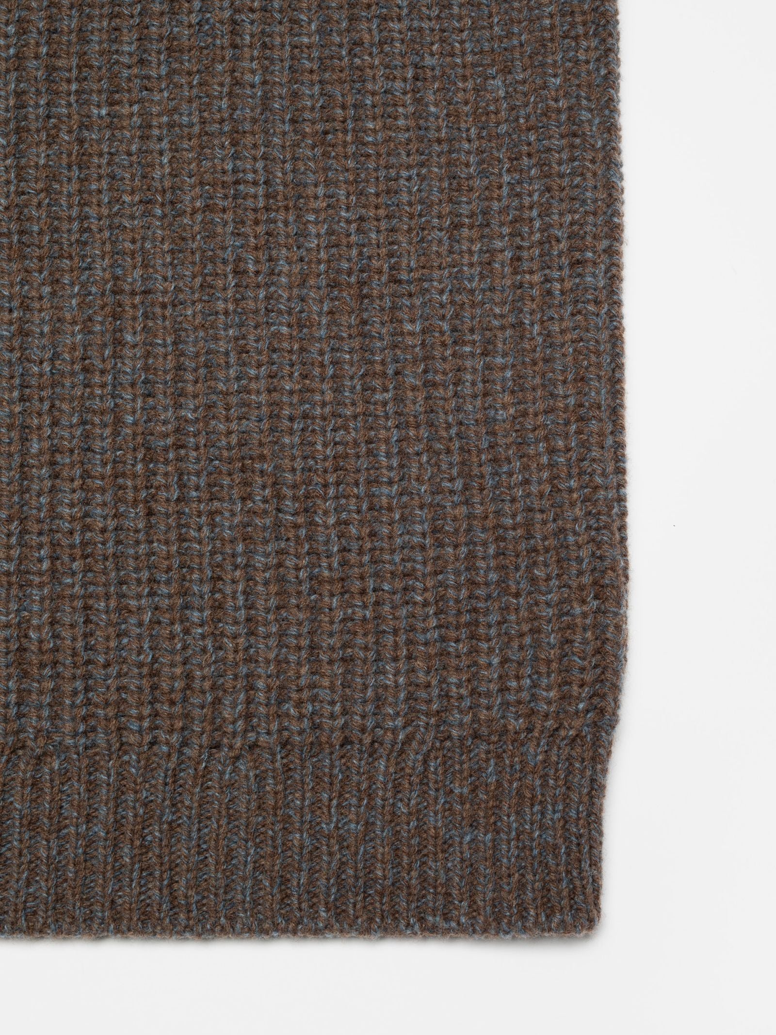 August Chunky Crew Neck Knit Brown