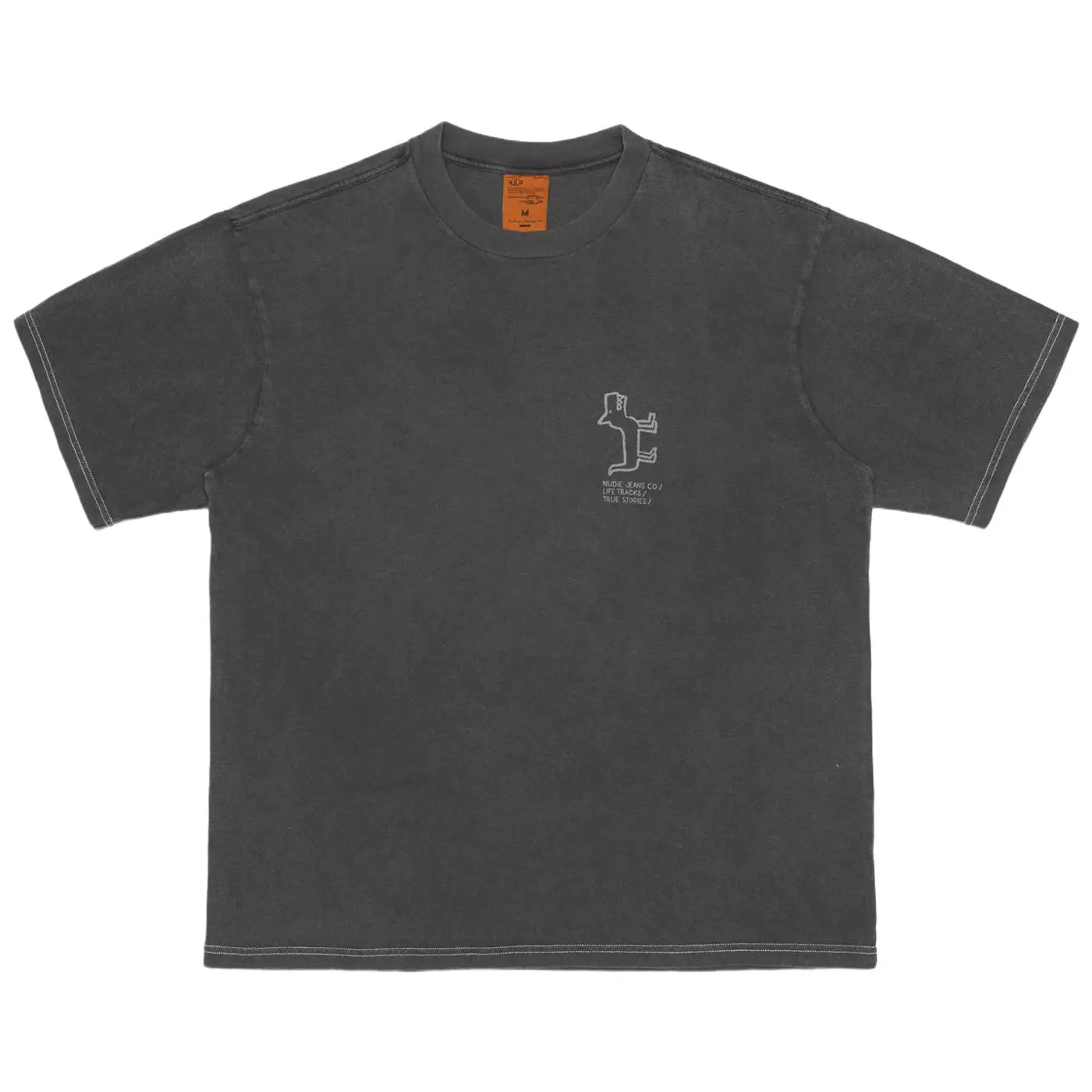 Nudie Jeans T-Shirt Koffescratched