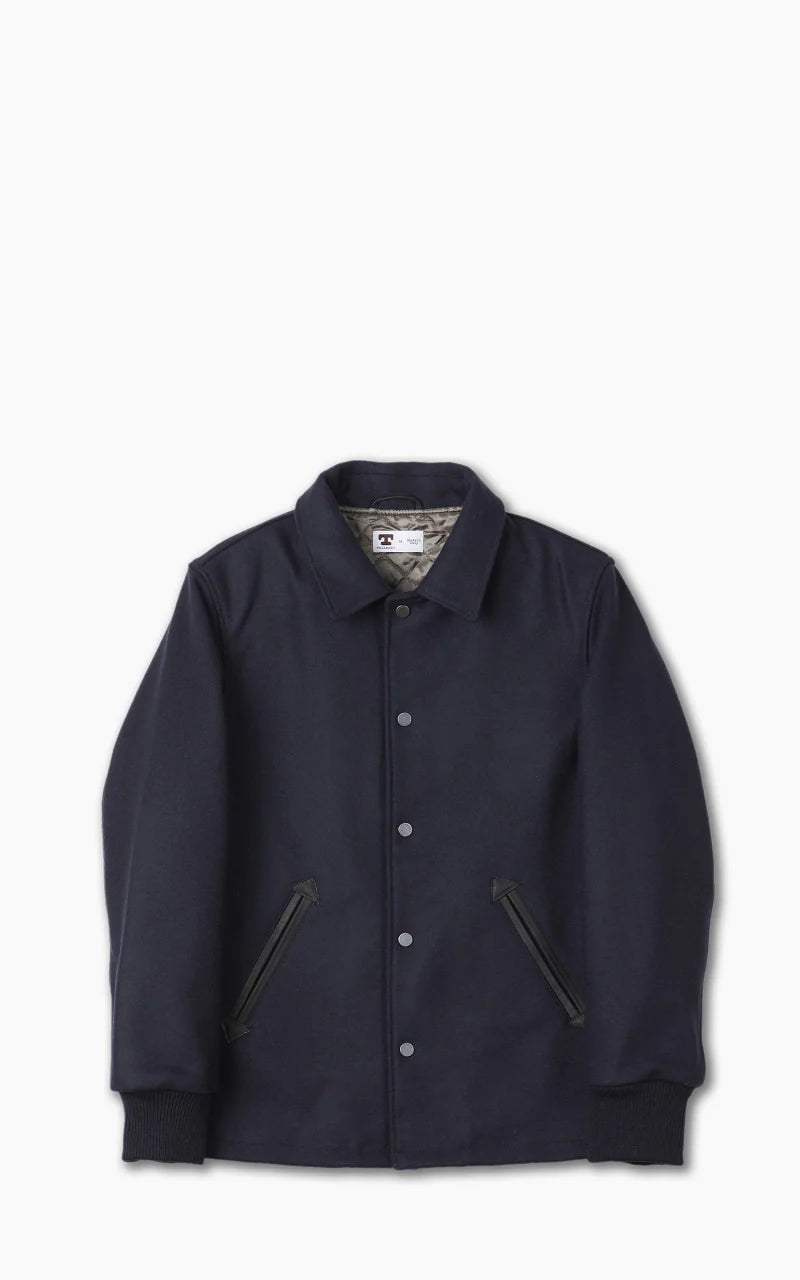 TELLASON COACH JACKET WOOL/CASHMERE DARK NAVY