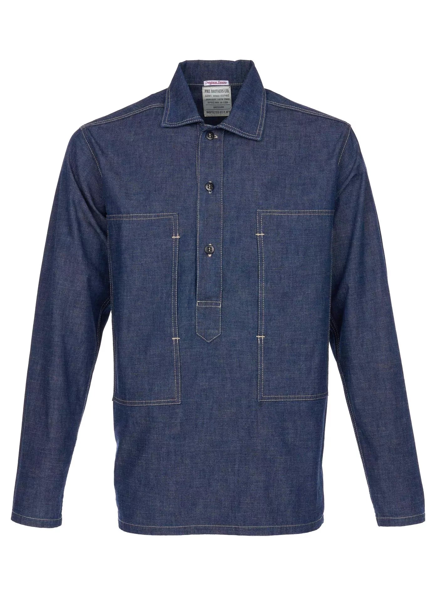 Pike Brothers 1940 Army Denim Shirt Indigo