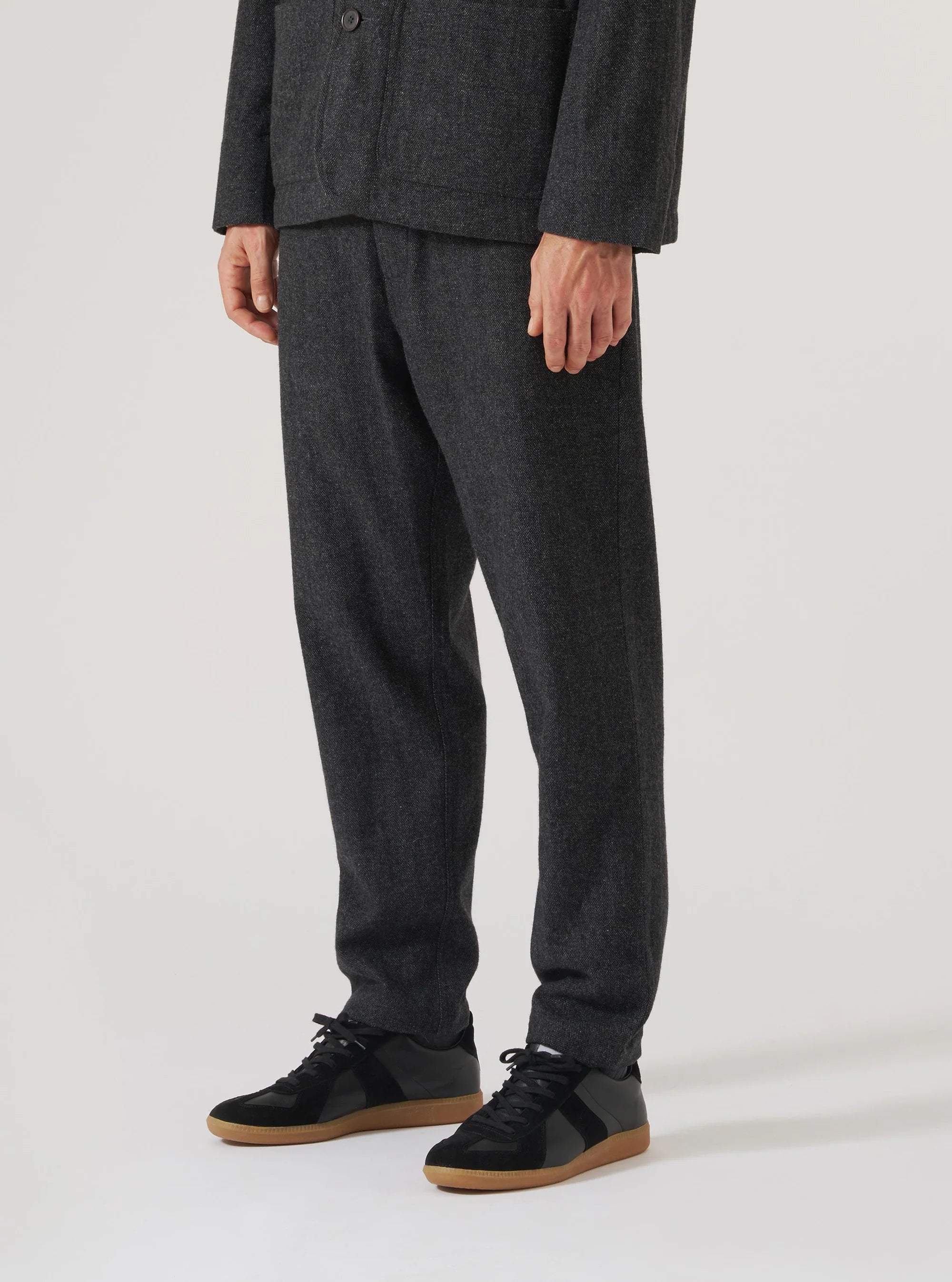 Grey Anders Wool Upcycled Military Chino